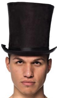 Leather Bell Top Hat