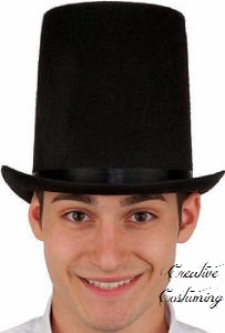 Lincoln Stovepipe Top Hat - Felt
