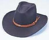 Crushable Wool Felt Cowboy Hat Western Marching Band Hat