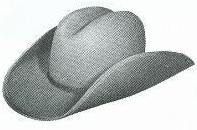 Badman Western Cowboy Hat