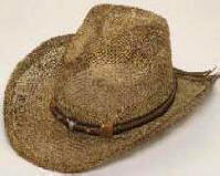 Cowboy Hat Antique Seagrass