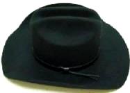 Cowboy Hat Wool Felt w/Leather Band