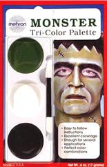 Mehron Tri Color Monster Makeup Palette