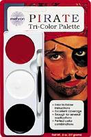 Mehron Tri Color Pirate Makeup Palette