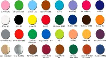 Paradise Makeup AQ 8-Color Palette Color Chart