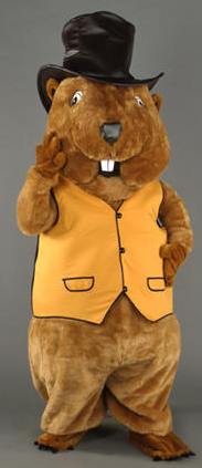 Bucky Beaver Mascot Costume