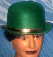 St Patrick's Day Derby Hat Permafelt Derby Hat 