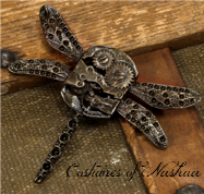 Steampunk Dragonfly Pin