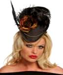 Mini Burlesque Steampunk Pirate Hat