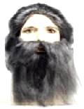 Coal Miner Wig & Beard Set 