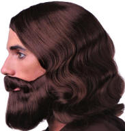 Jesus Christ Wig & Beard Set