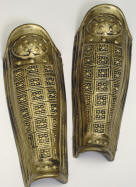 Gold Leg Guard Armour