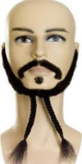 Caribbean Pirate Beard & Moustache Set