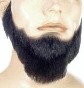 100% Human Hair Full Face Beard 