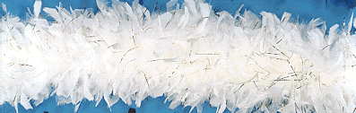 6' Chandelle Feather Boa with Lurex (90 gram)