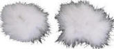 Fluffy Feather Elastic Cuff