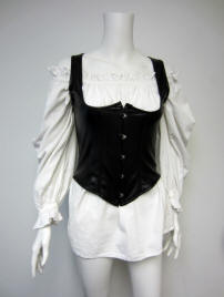 Black Waistcoat Corset