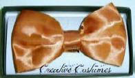 Dumb and Dumber Orange Satin Bow Tie