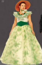 Scarlett O'Hara BBQ Dress Southern Belle Old South Costume