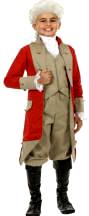 Child British Red Coat Costume 