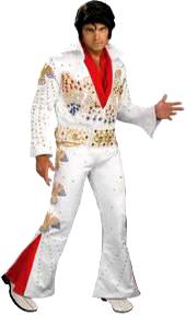 Jumpsuit Era Size USA 9 Costume Elvis OFF-WHITE 100% Leather Zip-Up Boots 