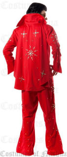 Elvis Costume Red 