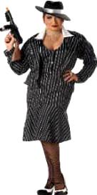 Womens Gangster Costumes Mafia Mama Costume