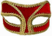 Venetian Mask w/Eyeglass Arms