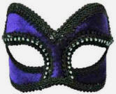 Venetian Mask w/Eyeglass Arms