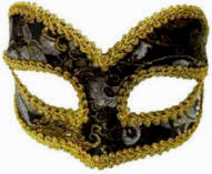 Venetian Mask w/Eyeglass Arms