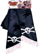 Pirate Satin Sash w/Fringe Trim