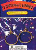 Pirate/Gypsy Clip-on Earrings 2"