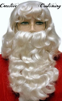 Deluxe Santa Wig & Beard Set