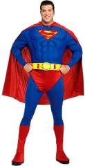 Superman Costume Superman Deluxe 3-D Muscle Chest Costume