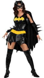 Sexy Superhero Batgirl Costume