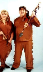 Native American Plus Size Indian Brave Costume 