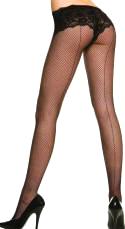 Fishnet Pantyhose with Backseam