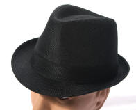 Black Fedora Hat