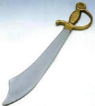 Pirate Sword 21" Plastic