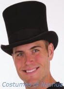 Black Top Hat Wool Felt