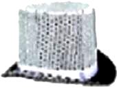 Silver Sequin Top Hat