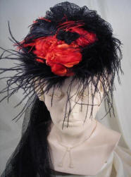 Victorian Tear Drop Small Form Hat