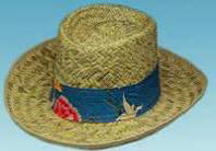 Gambler Hat Straw