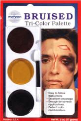 Mehron Tri Color Bruised Makeup Palette