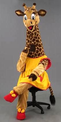 Giraffe Mascot Costume