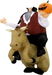 Inflatable Headless Horseman Costume