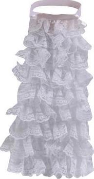 Colonial Lace Jabot Lace Neck Ruffle