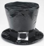 St. Pats Green Shiny Top Hat 