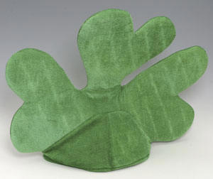 St. Patrick's Day Velvet Shamrock Hat 