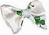 Satin Shamrock Bowtie St. Patrick's Day